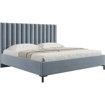 Postel Micadoni Sametová postel Allison 180 x 200 cm s úložným prostorem