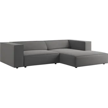 Pohovka Cosmopolitan Design Sametová rohová pohovka Arendal 224 cm, pravá