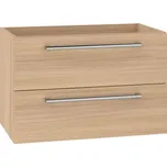 EBS Pure Skříňka umyvadlová 81 cm, dub sand barbera