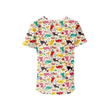 Dámské tričko WAMU Dětské tričko s krátkým rukávem KOČIČÍ LOUKA vel. 92-98