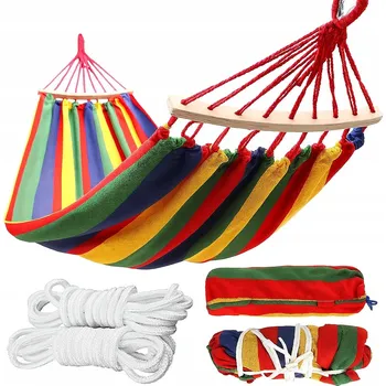 Houpací síť Houpací síť bez tyče K&M, vícebarevná, nosnost 200 kg, 280 x 150 cm