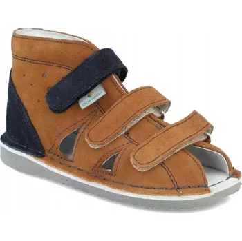 Pracovní obuv Danielki S104 hnědé preventivní papuče s velbloudí podrážkou R27