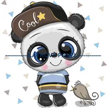 Látkový panel - Dětský - DE-26 Velikost: 15x15cm, Materiál: Bavlna