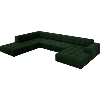 Pohovka Cosmopolitan Design Sametová rohová pohovka Chicago 364 cm, levá