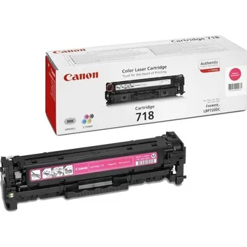 Canon CRG-718M purpurový Toner, originální, pro Canon LBP-7200, LBP-7660, LBP-7680, MF-8xx0, 2900 stran, purpurový 2660B014