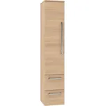 EBS Pure Skříňka vysoká 163x33 cm, dub sand barbera, levá