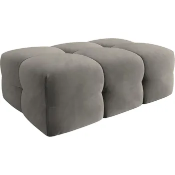 Taburet Micadoni Sametová podnožka Kendal 104 x 72 cm