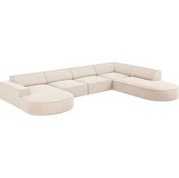 Pohovka Micadoni Sametová rohová pohovka Jodie 364 cm, pravá