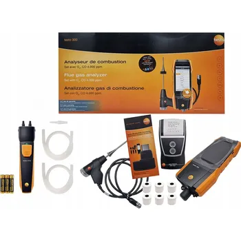 Revizní přístroj Analyzátor spalin a Měřič diferenčního tlaku TESTO
