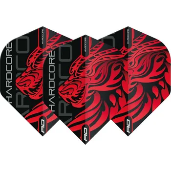 Šipka Letky na šipky Red Dragon Hardcore Johnny Clayton, extra tlusté