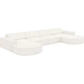 Pohovka Micadoni Bouclé rohová pohovka Jodie 364 cm