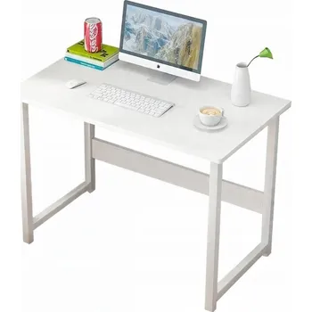 Psací stůl Obdélníkový psací stůl Muvu 80 x 37 x 73 cm bílý