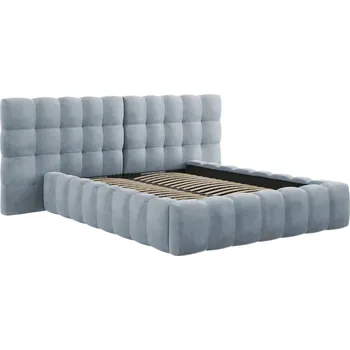 Postel Micadoni Sametová postel Mamaia 140 x 200 cm s úložným prostorem