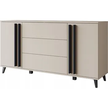 Komoda Komoda Bratex 150 x 39,5 x 77,8 cm, béžové odstíny, matná