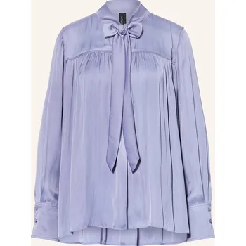 Dámská halenka Marc Cain Dámská Halenka S Vázačkou Ze Saténu, 774 bluish...