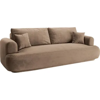 Pohovka Micadoni Sametová rozkládací pohovka Ella 253 cm