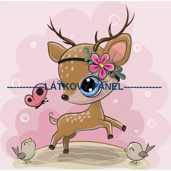 Látkový panel - Dětský - DE-17 Velikost: 15x15cm, Materiál: Kočárkovina