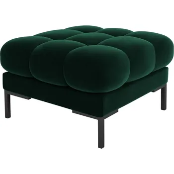 Taburet Micadoni Sametová podnožka Mamaia 60 x 60 cm