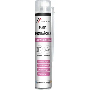 Montážní pěna HADICOVÁ PĚNA MONTÁŽNÍ PĚNA 750 ML NÍZKOTLAKÁ POLYURETANOVÁ CELOROČNÍ