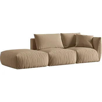 Pohovka Micadoni Sametová pohovka Chris 315 cm, pravá