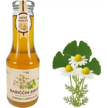 Sirup Babiččin bylinný sirup - Heřmánek & Ginkgo 500ml