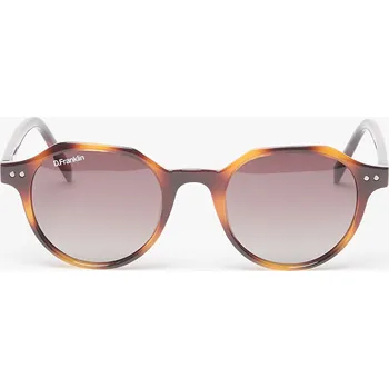 Sluneční brýle Sluneční brýle D.Franklin Ultra Light S Round Glasses Havana/ Brown Universal