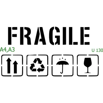 Šablona U 130 - A3 , Lepící fólie