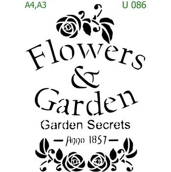 Šablona U 086 - A4 , Lepící fólie