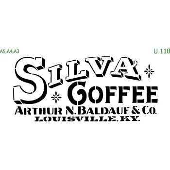 Šablona U 110 - A3 , Lepící fólie