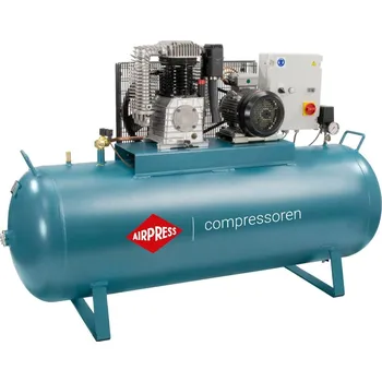 Kompresor Airpress Kompresor dvoupístový K 500-1000S 14 bar 7.5 HP/5.5 kW 400V 481 l/min 500 l - připojení hvězda-trojúhelník 36516-N