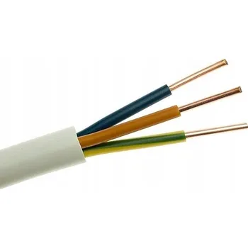 elektrický kabel Elektrický instalační kabel Kulatý OMYp, polský / evropský výrobek 3 x 2,5