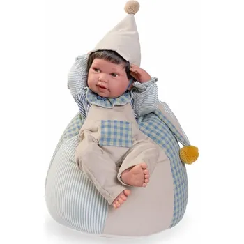Realistické miminko Antonio Juan chlapeček Pipo se sedacím vakem od Antonio Juan (Recien Nacido Pipo Circus)