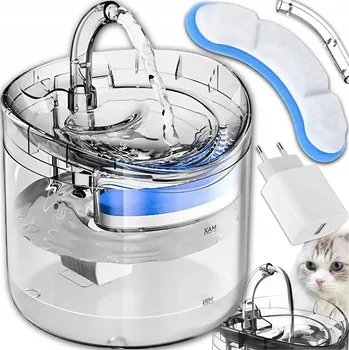 Miska pro psa POIDŁO FONTÁNA AUTOMATICKÉ PÍTKO 2L VODNÍ PRO KOČKY MISKA PRO ZVÍŘATA