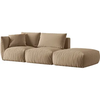 Pohovka Micadoni Sametová pohovka Chris 315 cm, levá