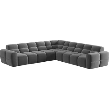 Pohovka Micadoni Sametová rohová pohovka Lisa 310 cm