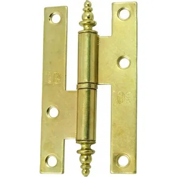 pant Mosazný pozlacený pant pravý 95x52x2mm rozebíratelný