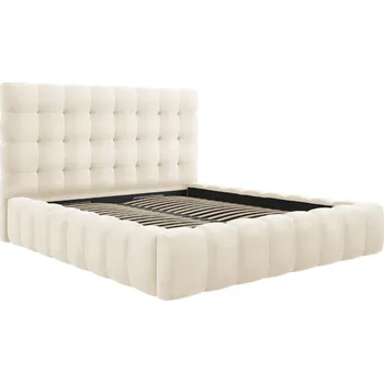 Postel Micadoni Sametová postel Mamaia 180 x 200 cm s úložným prostorem