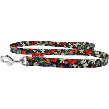 Vodítko pro psa Vodítko Champion s potiskem tradiční 2,5 cm/120 cm, květiny