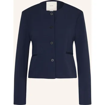 Calvin Klein Dámská Bunda Hranatého Střihu, tmavě modrá, 34