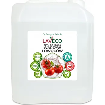 Univerzální čisticí prostředek Laveco přírodní čisticí prostředek na zeleniny a ovoce 5 l náhradní náplň