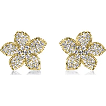 Náušnice Olivie Stříbrné náušnice BARBORKY GOLD 9721 Ag 925; ≤4,9 g.