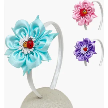 Čelenka Slavnostní čelenka s kytkou 2v1 - dětská Barva : růžová, Dárkové balení: ne