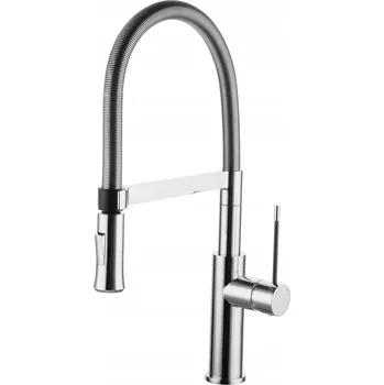 Vodovodní baterie Stojánková kuchyňská baterie Omnires X3 stříbrná