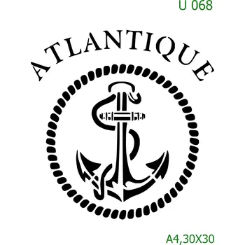 Šablona U 065 - A3 , Lepící fólie