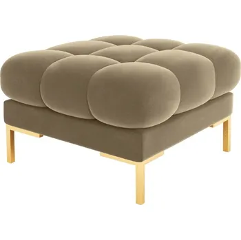 Taburet Micadoni Sametová podnožka Mamaia 60 x 60 cm