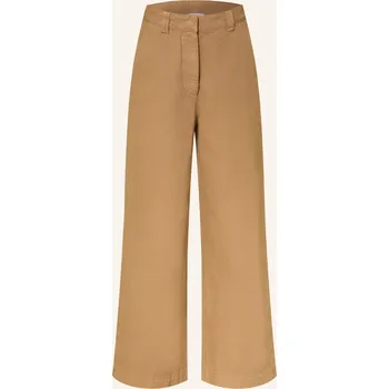 Mrs & Hugs Dámské Wide Leg Džíny, velbloudí, 40