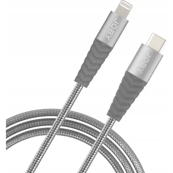 Datový kabel Kabel Joby USB Type-C - Apple Lightning, 2 m, šedý