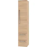 EBS Pure Skříňka vysoká 163x33 cm, dub sand barbera, pravá