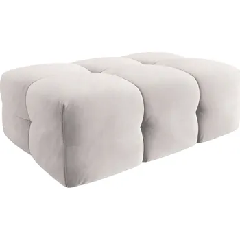 Taburet Micadoni Sametová podnožka Kendal 104 x 72 cm