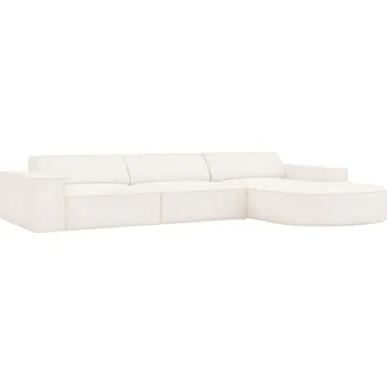 Pohovka Micadoni Bouclé rohová pohovka Jodie 284 cm, pravá